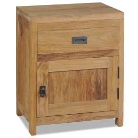 Solid teak wood bedside table 40x30x50 cm by vidaXL, Nightstands - Ref: Foro24-244484, Price: 143,70 €, Discount: %