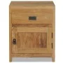 Solid teak wood bedside table 40x30x50 cm by vidaXL, Nightstands - Ref: Foro24-244484, Price: 137,95 €, Discount: %