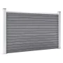 Gray WPC garden fence 526x106 cm by , fence panels - Ref: Foro24-3053248, Price: 681,90 €, Discount: %