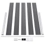 Gray WPC garden fence 526x106 cm by , fence panels - Ref: Foro24-3053248, Price: 681,90 €, Discount: %