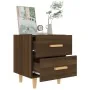 Bedside tables 2 units brown oak 40x35x47.5 cm by vidaXL, Nightstands - Ref: Foro24-817290, Price: 79,50 €, Discount: %