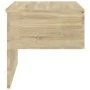 Wall bedside table 2 units Sonoma oak color by vidaXL, Nightstands - Ref: Foro24-810942, Price: 52,16 €, Discount: %