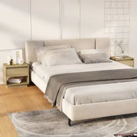 Nachttische 2 Stück Sonoma-Eichensperrholz 45x34x44 cm von vidaXL, Nachttische - Ref: Foro24-809519, Preis: 70,81 €, Rabatt: %