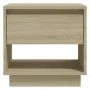 Nachttische 2 Stück Sonoma-Eichensperrholz 45x34x44 cm von vidaXL, Nachttische - Ref: Foro24-809519, Preis: 70,81 €, Rabatt: %