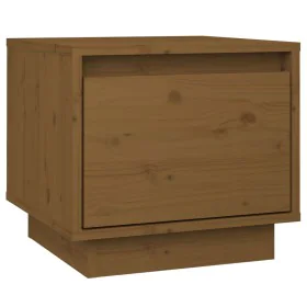 Honey brown solid pine wood bedside table 35x34x32 cm by vidaXL, Nightstands - Ref: Foro24-813401, Price: 41,85 €, Discount: %