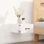 Glossy white wall bedside table 35x35x20 cm by vidaXL, Nightstands - Ref: Foro24-812864, Price: 29,87 €, Discount: %