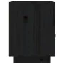 Nachttische 2 Stück aus massivem schwarzem Kiefernholz 40x34x45 cm von vidaXL, Nachttische - Ref: Foro24-818304, Preis: 69,72...