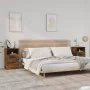 Nightstands 2 pcs smoked oak plywood by vidaXL, Nightstands - Ref: Foro24-817040, Price: 75,21 €, Discount: %