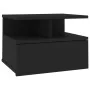 Floating nightstand black engineered wood 40x31x27 cm by vidaXL, Nightstands - Ref: Foro24-800407, Price: 50,90 €, Discount: %