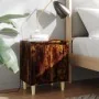 Nightstand with smoked oak wood legs 40x30x50 cm by vidaXL, Nightstands - Ref: Foro24-813110, Price: 27,85 €, Discount: %