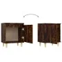 Nightstand with smoked oak wood legs 40x30x50 cm by vidaXL, Nightstands - Ref: Foro24-813110, Price: 27,85 €, Discount: %