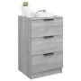 Nightstands 2 units Sonoma gray color 40x36x65 cm by vidaXL, Nightstands - Ref: Foro24-817054, Price: 87,16 €, Discount: %