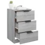 Nightstands 2 units Sonoma gray color 40x36x65 cm by vidaXL, Nightstands - Ref: Foro24-817054, Price: 87,16 €, Discount: %
