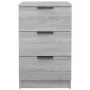 Nightstands 2 units Sonoma gray color 40x36x65 cm by vidaXL, Nightstands - Ref: Foro24-817054, Price: 87,16 €, Discount: %