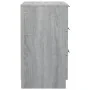 Nightstands 2 units Sonoma gray color 40x36x65 cm by vidaXL, Nightstands - Ref: Foro24-817054, Price: 87,16 €, Discount: %