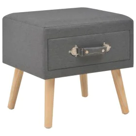 Dark gray bedside table 40x35x40 cm fabric by vidaXL, Nightstands - Ref: Foro24-247535, Price: 61,25 €, Discount: %