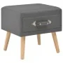 Dark gray bedside table 40x35x40 cm fabric by vidaXL, Nightstands - Ref: Foro24-247535, Price: 61,25 €, Discount: %