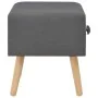 Dark gray bedside table 40x35x40 cm fabric by vidaXL, Nightstands - Ref: Foro24-247535, Price: 61,25 €, Discount: %