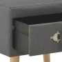 Dark gray bedside table 40x35x40 cm fabric by vidaXL, Nightstands - Ref: Foro24-247535, Price: 61,25 €, Discount: %