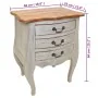 Nachttisch aus recyceltem Massivholz von vidaXL, Nachttische - Ref: Foro24-244504, Preis: 186,27 €, Rabatt: %