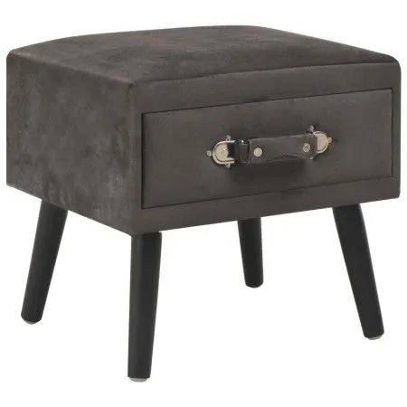 Grauer Nachttisch 40x35x40 cm aus Samt von vidaXL, Nachttische - Ref: Foro24-247542, Preis: 52,95 €, Rabatt: %