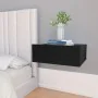 Mesitas de noche flotantes 2 uds contrachapada negro 40x30x15cm de vidaXL, Mesitas de noche - Ref: Foro24-800309, Precio: 43,...