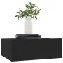 Mesitas de noche flotantes 2 uds contrachapada negro 40x30x15cm de vidaXL, Mesitas de noche - Ref: Foro24-800309, Precio: 43,...