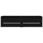 Bed frame with drawers black 75x190 cm by , Beds and slatted bases - Ref: Foro24-3207358, Price: 132,28 €, Discount: %