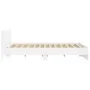 White bed frame with headboard 180x200 cm by , Beds and slatted bases - Ref: Foro24-3207462, Price: 155,00 €, Discount: %