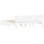 White bed frame with headboard 180x200 cm by , Beds and slatted bases - Ref: Foro24-3207462, Price: 155,00 €, Discount: %