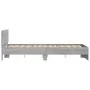 Sonoma gray bed frame with headboard 120x200 cm by , Beds and slatted bases - Ref: Foro24-3207495, Price: 155,27 €, Discount: %