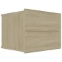 Nachttische 2 Stück eichenfarbenes Sperrholz 40x30x30 cm von vidaXL, Nachttische - Ref: Foro24-801060, Preis: 59,57 €, Rabatt: %