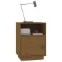 Mesitas de noche 2 uds madera de pino marrón miel 40x34x55 cm de vidaXL, Mesitas de noche - Ref: Foro24-818322, Precio: 96,64...