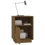 Mesitas de noche 2 uds madera de pino marrón miel 40x34x55 cm de vidaXL, Mesitas de noche - Ref: Foro24-818322, Precio: 96,64...