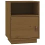 Mesitas de noche 2 uds madera de pino marrón miel 40x34x55 cm de vidaXL, Mesitas de noche - Ref: Foro24-818322, Precio: 96,64...