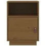 Mesitas de noche 2 uds madera de pino marrón miel 40x34x55 cm de vidaXL, Mesitas de noche - Ref: Foro24-818322, Precio: 96,64...