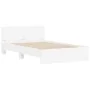 Weißer Bettrahmen mit Kopfteil 135x190 cm von , Betten und Lattenroste - Ref: Foro24-3207504, Preis: 165,25 €, Rabatt: %