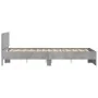 Concrete gray bed frame with headboard 135x190 cm by , Beds and slatted bases - Ref: Foro24-3207507, Price: 151,81 €, Discoun...