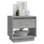 Mesita de noche madera contrachapada gris hormigón 45x34x44 cm de vidaXL, Mesitas de noche - Ref: Foro24-809520, Precio: 42,4...