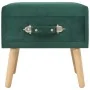Mesita de noche verde 40x35x40 cm terciopelo de vidaXL, Mesitas de noche - Ref: Foro24-247538, Precio: 74,34 €, Descuento: %