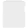 Bedside table LED lights 2 pcs white plywood 60x35x40cm by vidaXL, Nightstands - Ref: Foro24-3082775, Price: 87,18 €, Discoun...