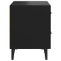 Nightstand 2 units black 40x35x47.5 cm by vidaXL, Nightstands - Ref: Foro24-811991, Price: 83,32 €, Discount: %