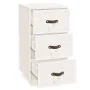 Solid white pine wood bedside table 40x40x75 cm by vidaXL, Nightstands - Ref: Foro24-818337, Price: 78,44 €, Discount: %