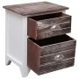 Nachttisch aus Paulownia-Holz in Braun und Weiß 38x28x45 cm von vidaXL, Nachttische - Ref: Foro24-284048, Preis: 47,14 €, Rab...