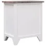 Nachttisch aus Paulownia-Holz in Braun und Weiß 38x28x45 cm von vidaXL, Nachttische - Ref: Foro24-284048, Preis: 47,14 €, Rab...