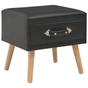 Black nightstand 40x35x40 cm synthetic leather by vidaXL, Nightstands - Ref: Foro24-247537, Price: 52,99 €, Discount: %