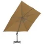 Gartenschirm mit tragbarem taupefarbenem Sockel von vidaXL, Sonnenschirme - Ref: Foro24-276349, Preis: 418,68 €, Rabatt: %