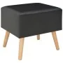 Schwarzer Nachttisch 40x35x40 cm Kunstleder von vidaXL, Nachttische - Ref: Foro24-247537, Preis: 52,88 €, Rabatt: %