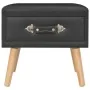 Mesita de noche negro 40x35x40 cm cuero sintético de vidaXL, Mesitas de noche - Ref: Foro24-247537, Precio: 52,88 €, Descuent...