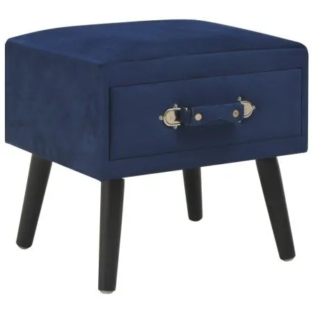 Blue nightstand 40x35x40 cm velvet by vidaXL, Nightstands - Ref: Foro24-247540, Price: 66,57 €, Discount: %